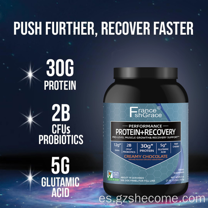 Shecome Protein Recovery Powder Chocolate Crecimiento muscular